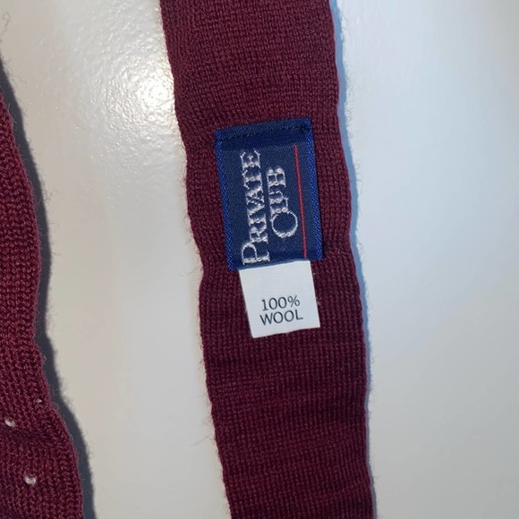 Private Club Wool Tie - Picture 2 of 3